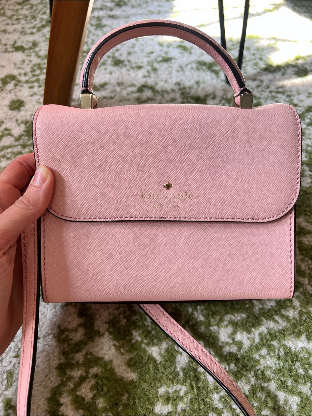 kate spade Pale Pink Mini Top-Handle Crossbody